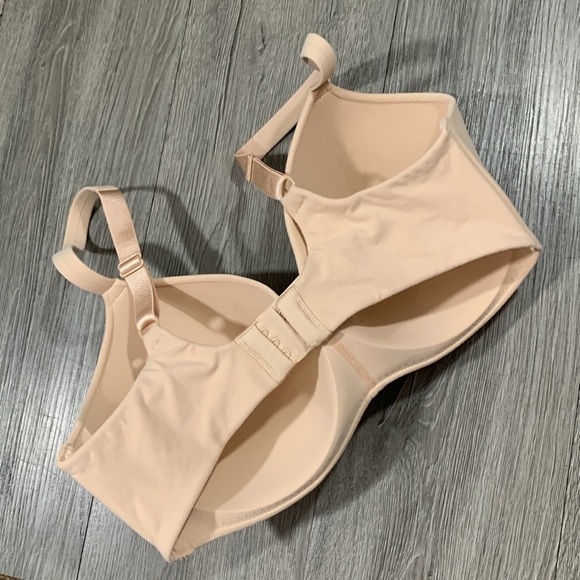 WACOAL How Perfect Wire Free T-Shirt Nude/Beige Bra size 34DD - Picture 5 of 11